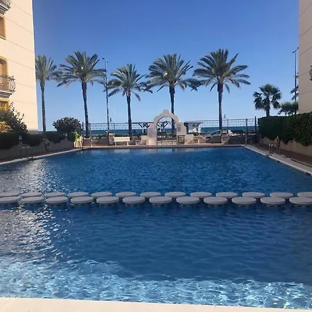 Cal Salmare Seafront Apartment With Rooftop Terrace And Pool Calafell Exterior foto